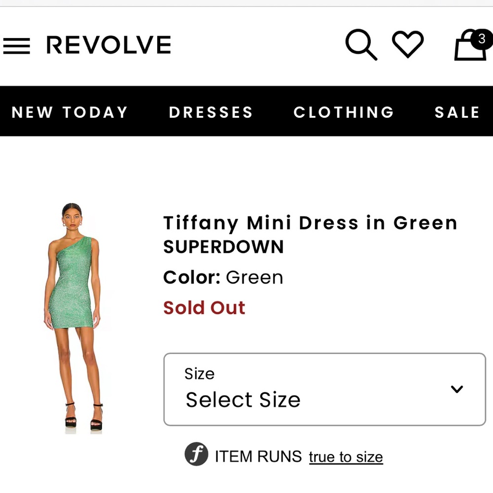 Revolve Superdown Tiffany Mini Dress in Green - Picture 4 of 4